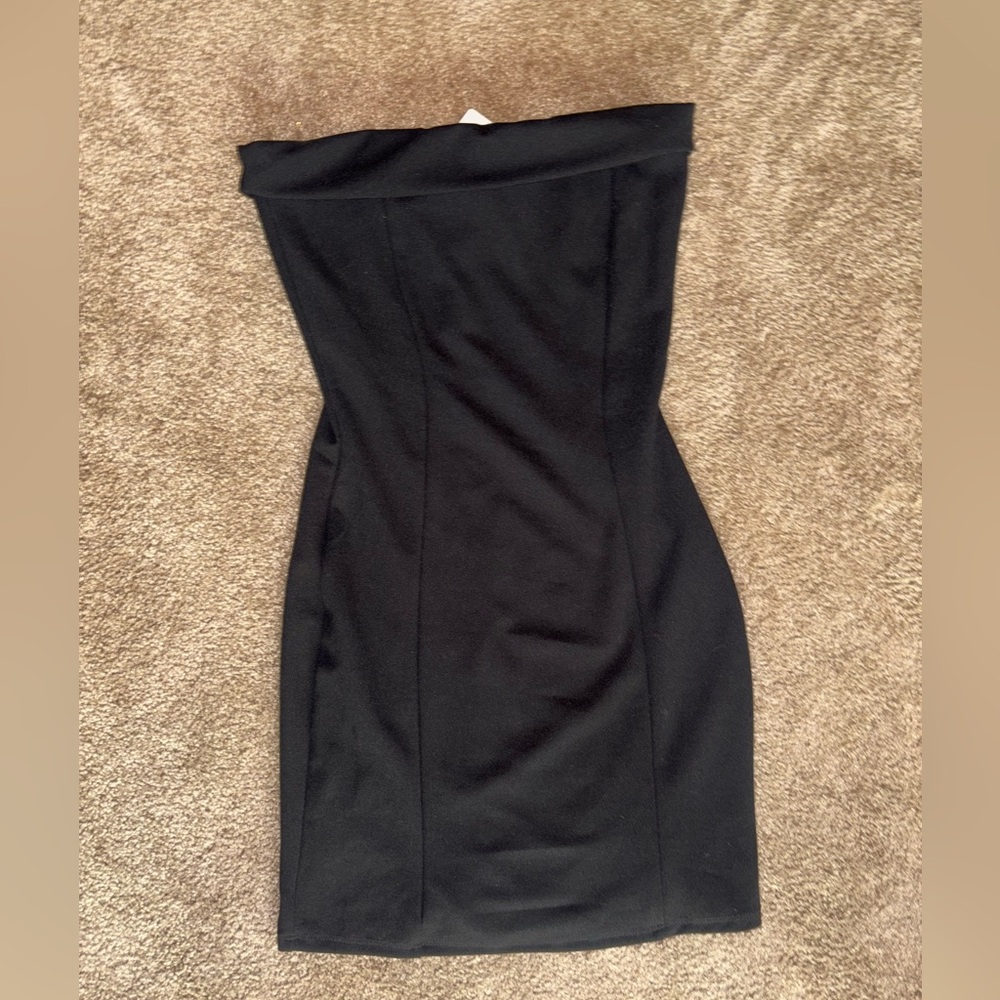 Windsor Black Strapless Bodycon Dress